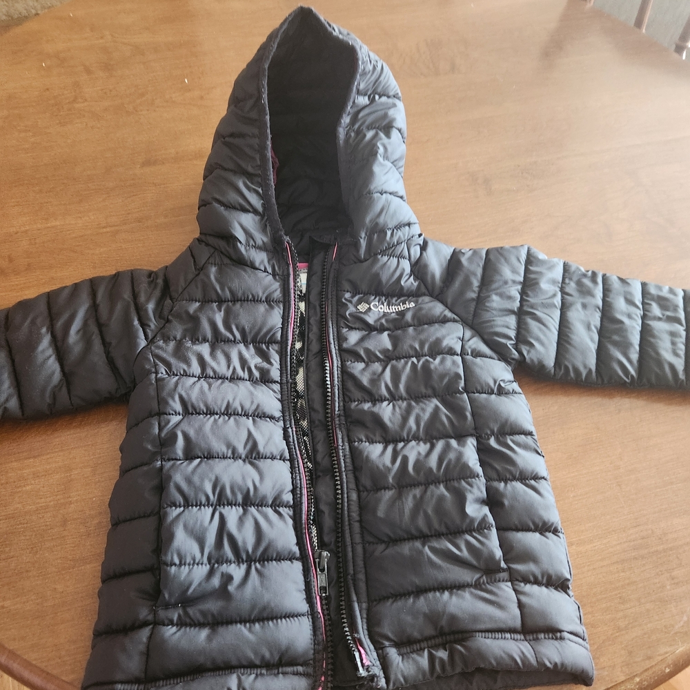 4t GirlaColumbia Black Puffer Jacket